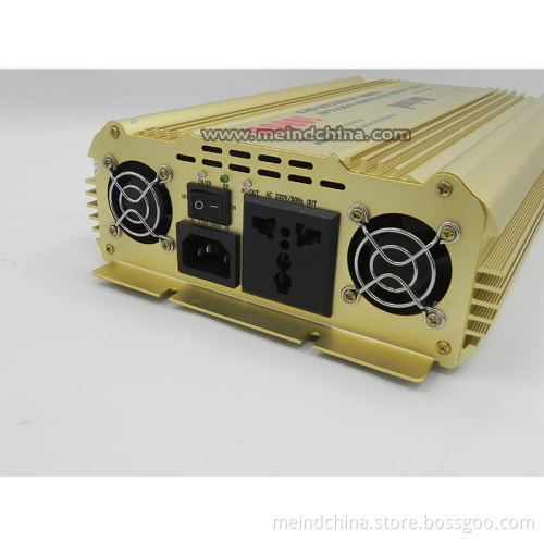 Hot Selling Pure Sine Wave Built-In Charger UPS DC to AC Continuous 1000W Peak 2000 Watt Power Inverter